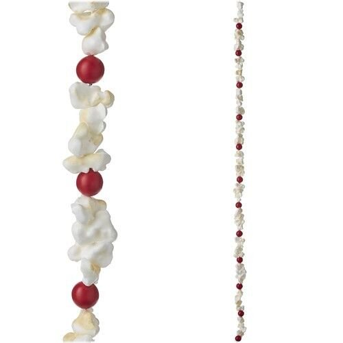 Festive Berry and Popcorn Garland