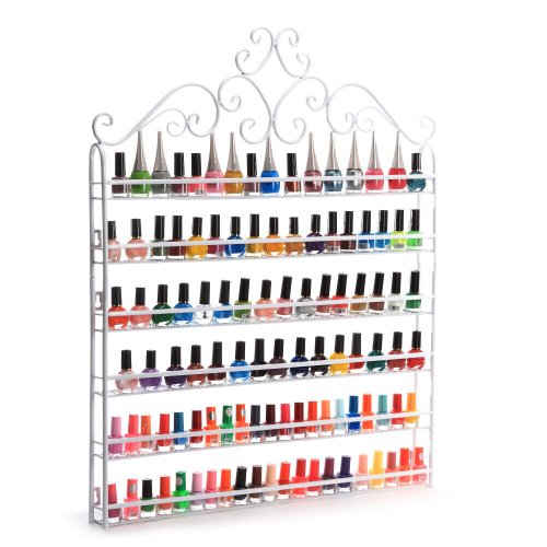 PolishPro 6-Tier Wall Display: Organize Up to 120 Nail Bottles in Style