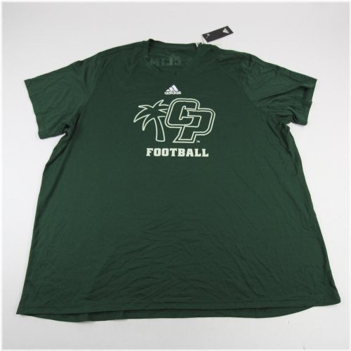 Dark Green Cal Poly Mustangs adidas Creator Short Sleeve Shirt