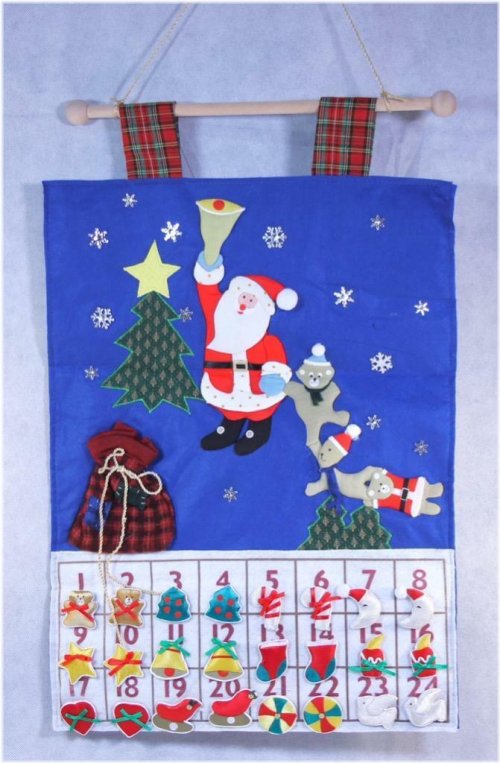 Festive Fabric Countdown Display