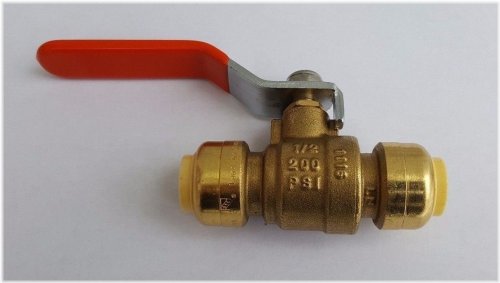 Brass Push Fit Ball Valves (Set of 10)