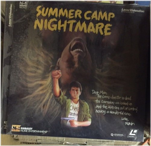 Camp Nightmare '87 Laserdisc