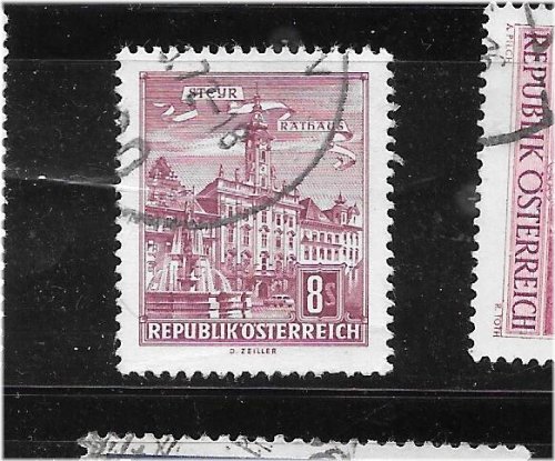 Austrian City Hall Vintage Stamp