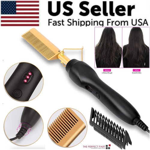 Smooth Glide Heat Comb for Hair and Beard Styling