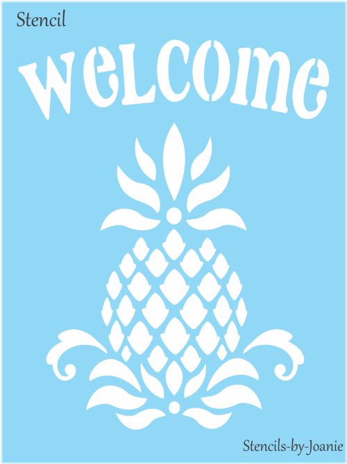 Pineapple Colonial Stencil Set