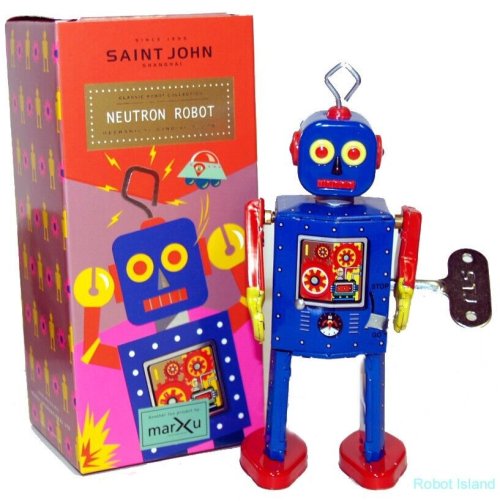 Neutron Saint John Wind-Up Tin Toy