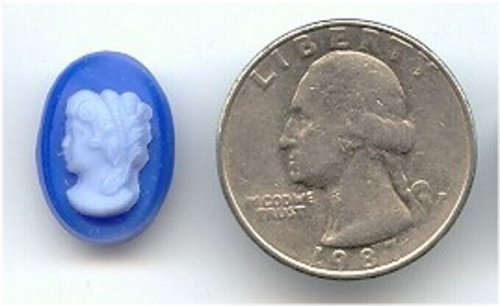 Sapphire Lady Head Cameos