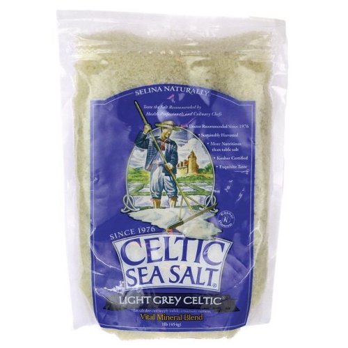 Celtic Coarse Salt - 1 lb of Natural Light Grey Salt for Flavorful Cooking