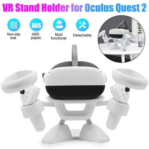 VR Station: Stand and Holder for Oculus Quest 2 and Rift Accessories