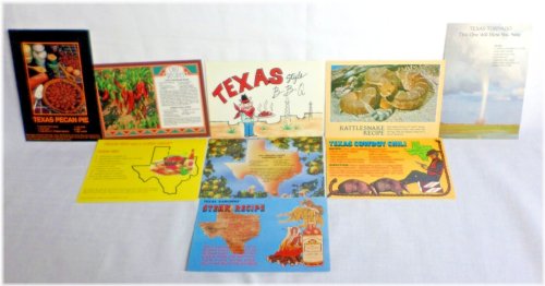 Texan Culinary Delights Postcard Collection