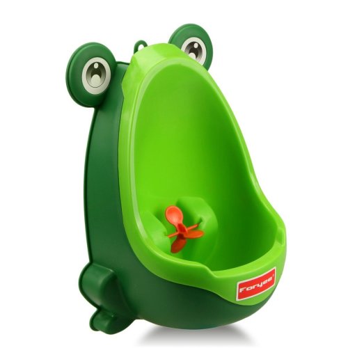 Here are a few options: 1. LeapFrog Potty Pal 2. Aim-A-Frog Potty Trainer 3. H