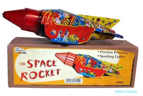 Galactic Explorer Tin Friction Toy