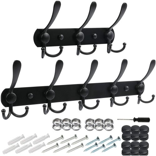 Double Hook Coat Hanger Rack