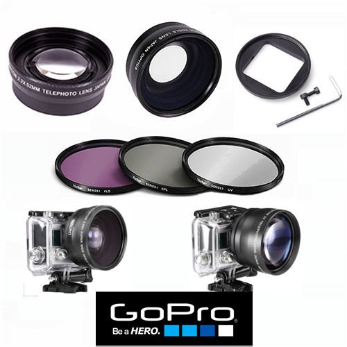 Professional Lens Kit for GoPro Hero 5/6
