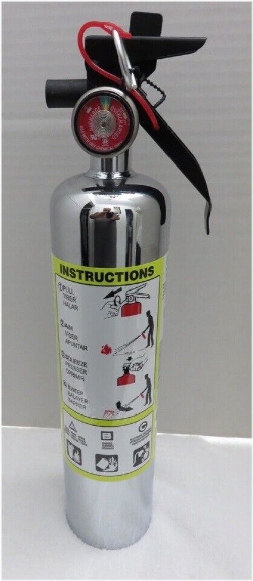 ChromeShield Fire Extinguisher