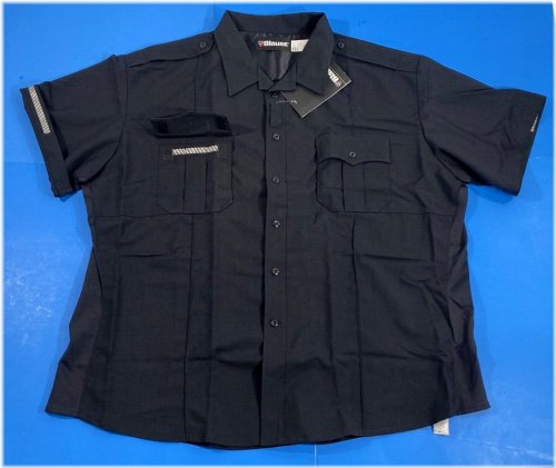 Blauer Navy Rayon Zip Shirt