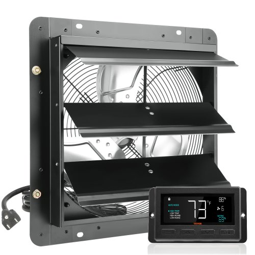 WhisperCool Remote-Controlled Wall-Mount Fan