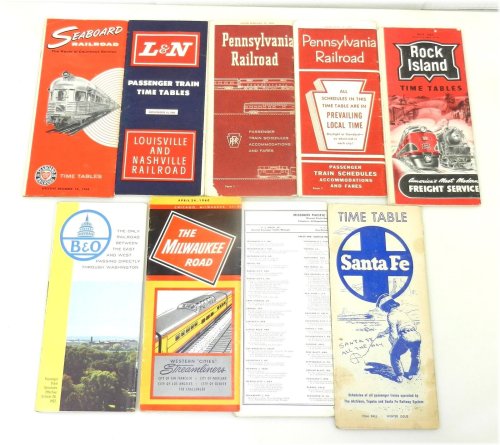 Railroad Timetable Collection T320