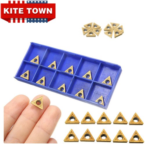Carbide Turning Inserts Kit - Set of 10