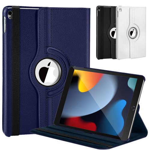Rotating Leather Folio Cover for iPad 9th/8th/7th Generation 10.2 inch