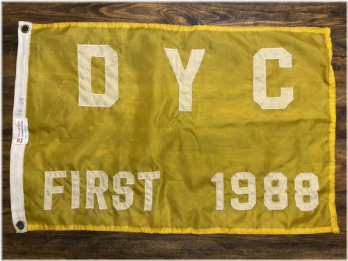 Race-Winning Yacht Club Flag - 1988 Edition