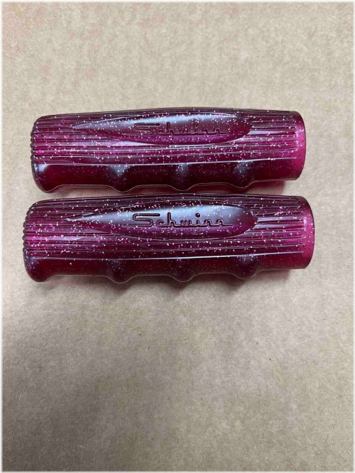Violet Sparkle Chubby Handlebar Grips