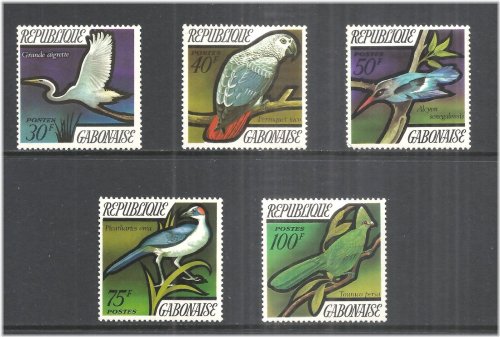 Gabonese Bird Series 1971