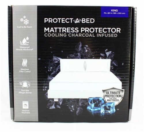 CharcoalGuard King Mattress Protector