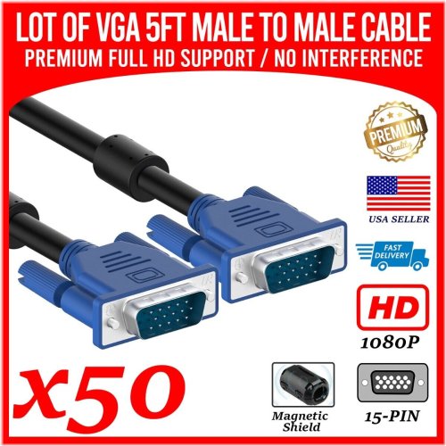 VGA Video Cable Bulk Pack