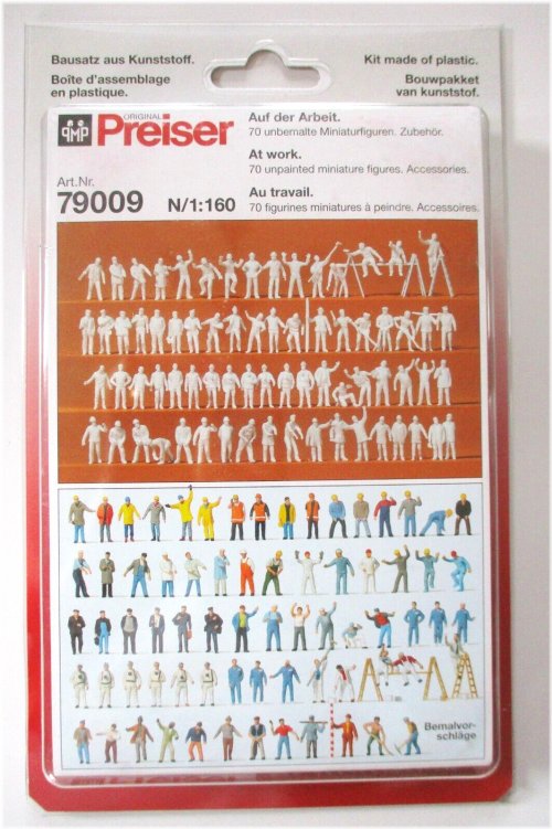 Miniature Worker Figure Set