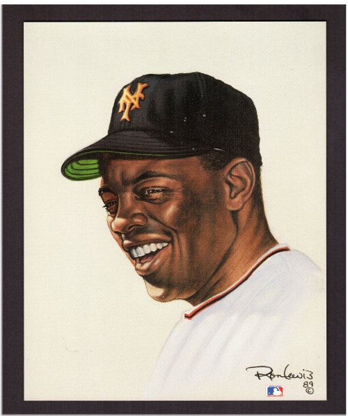 Living Legends: Willie Mays Lithograph