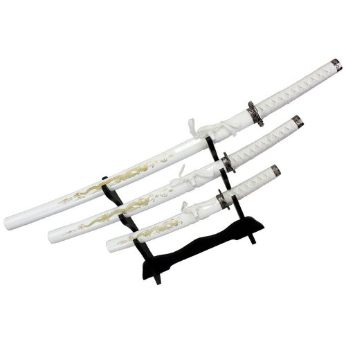 White Dragon Katana Set