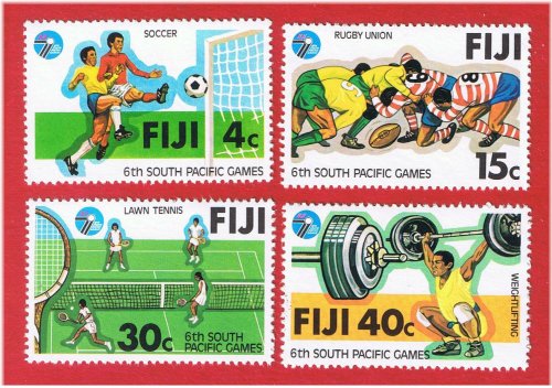 Fiji South Pacific Games Commemorative Stamps