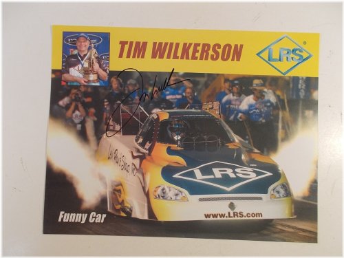 NHRA Legends Autographed Hero Card