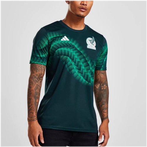 Green Mexico Soccer Jersey by Adidas