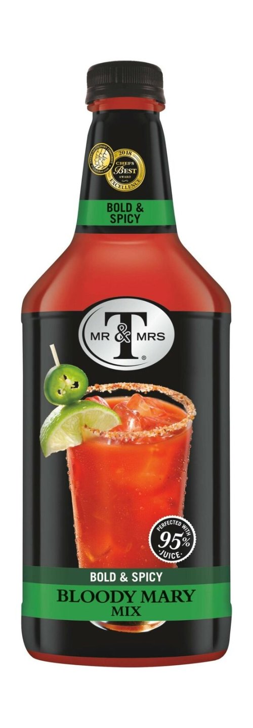 Bold & Spicy Bloody Mary Mix by Mr & Mrs T (6-Pack, 1.75L Bottles)