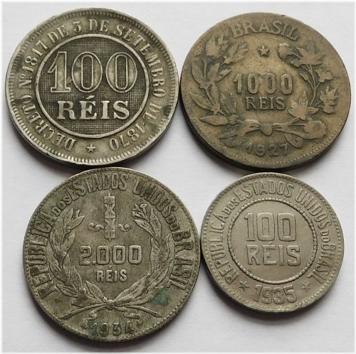 Brazilian Coin Collection - Mixed Years