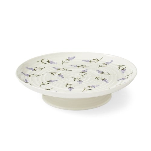 Lavandula Footed Cake Plate
