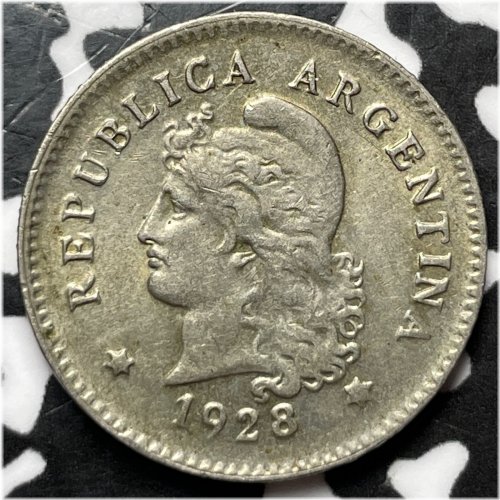 Argentinean 1928 10 Centavos - Lot#D5225
