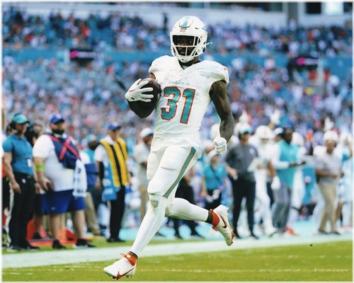 Gridiron Glory: Raheem Mostert in Action