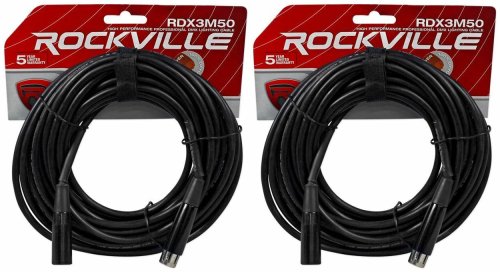 PureLink 50-Foot DMX Lighting Cables - Female to Male