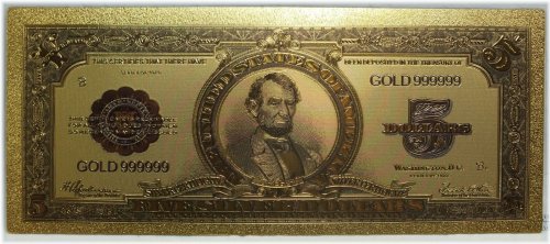 Porthole Gold Foil Silver Certificate