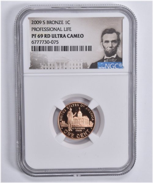 2009-S Lincoln Cent Professional Life NGC Special Label