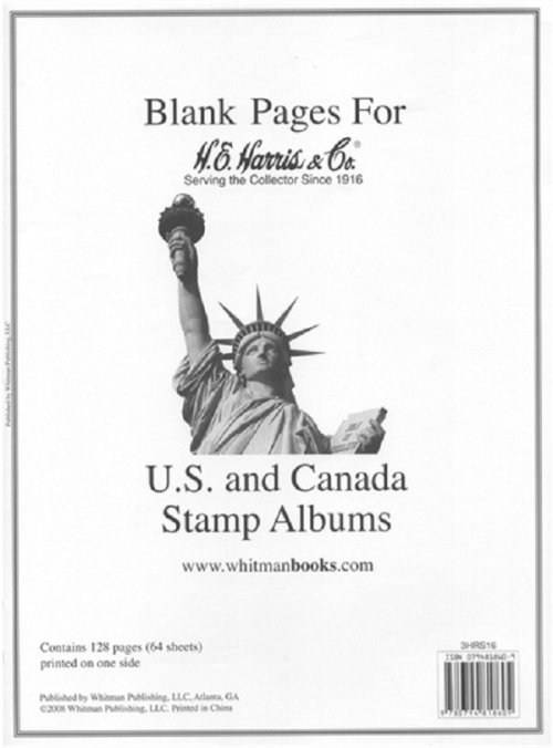 Blank North American Pages for 3 Ring Binders