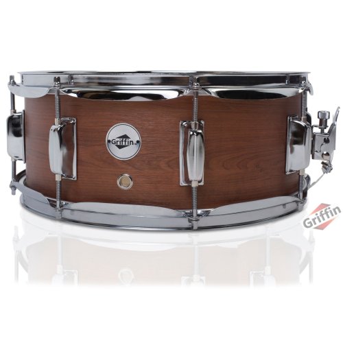 Hickory Poplar Snare Drum - Griffin 14x5.5