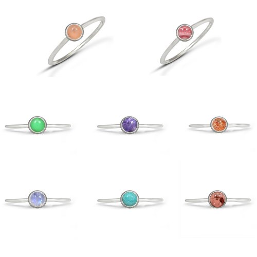 Earth's Splendor Silver Ring