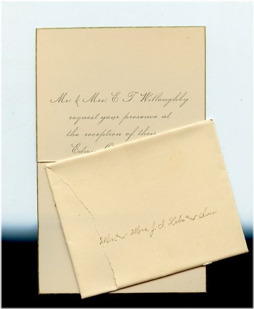 Willoughby Family Wedding Invitation