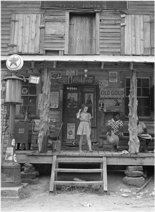 Vintage Gas Station and Country Store Photograph