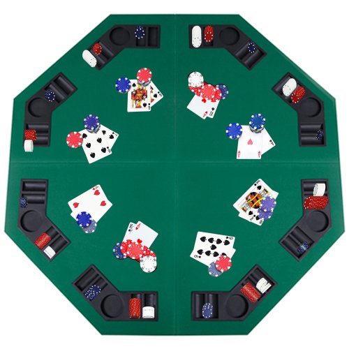 OctaPoker Folding Tabletop with Carrying Case - Seats 8 Players