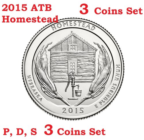 Nebraska Homestead Monument Quarter Set